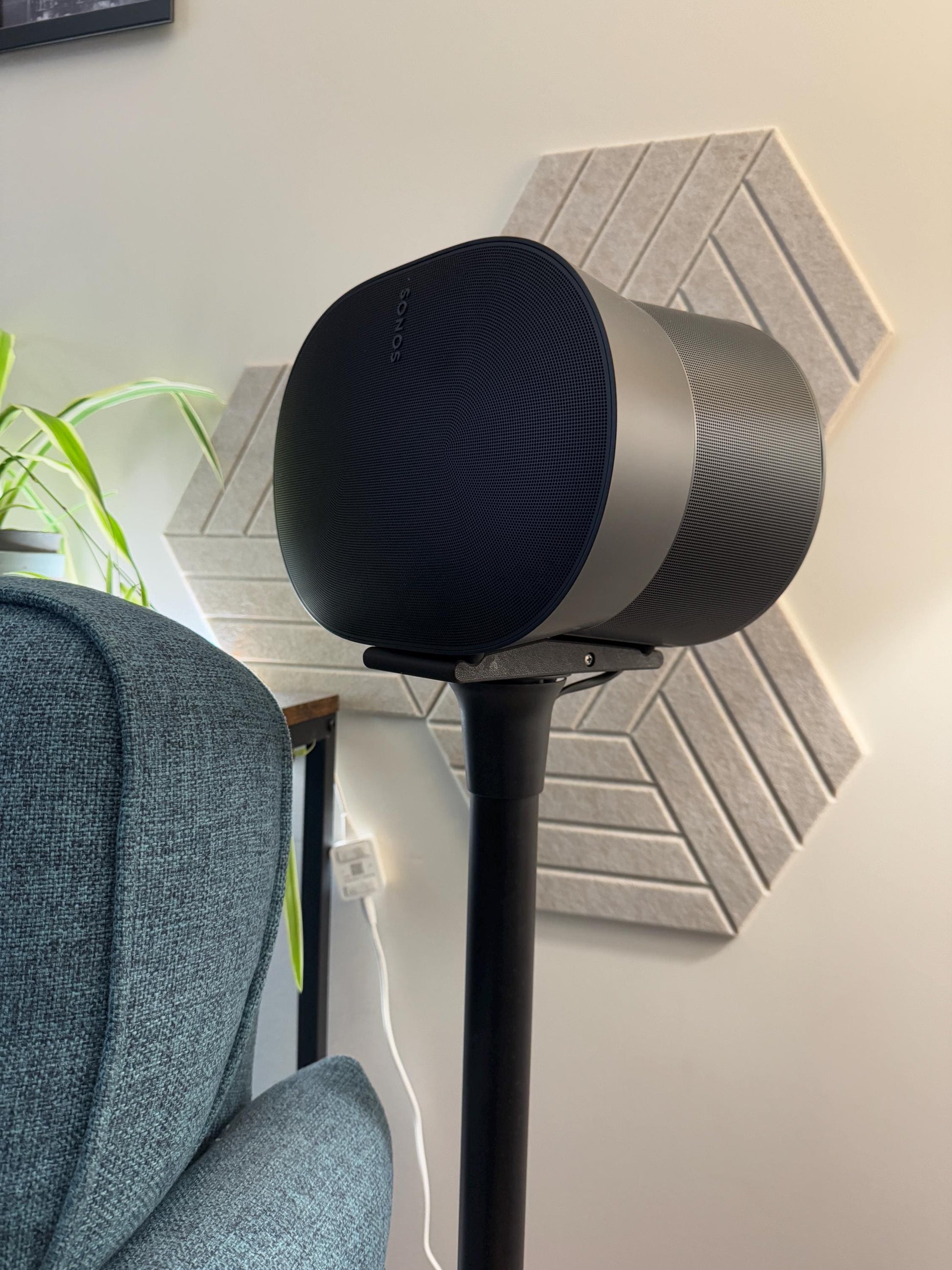 Pair of Sonos Era 300 Adapter for Sanus Speaker Stands (for Sonos One SL)